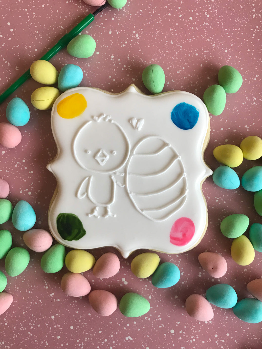 Easter Chick PYO Cookie