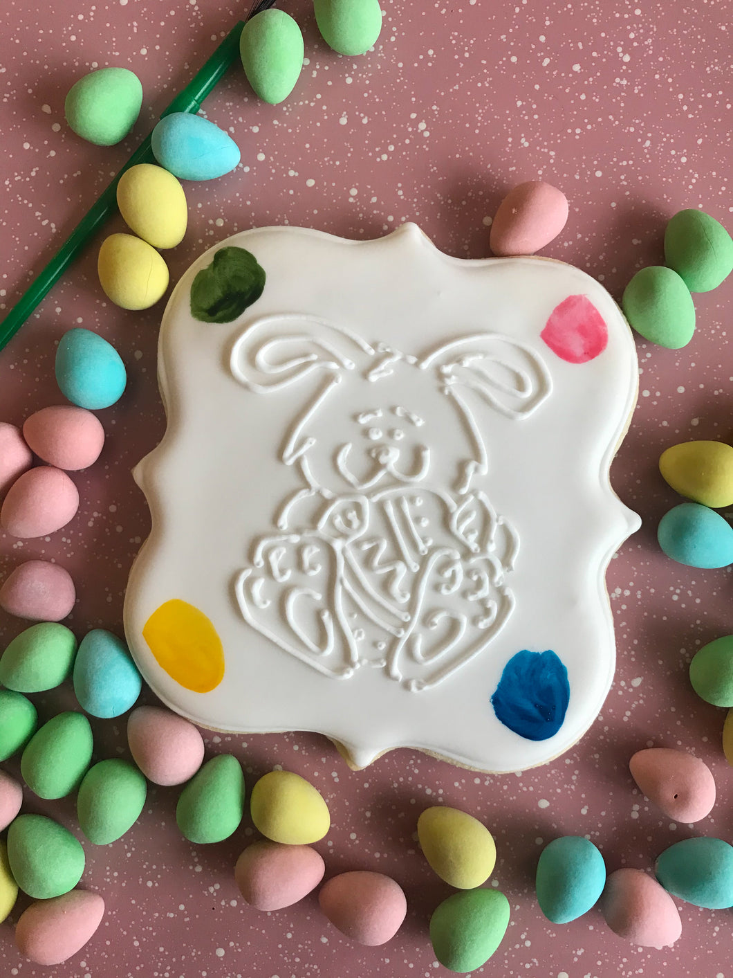 Easter Bunny PYO Cookie