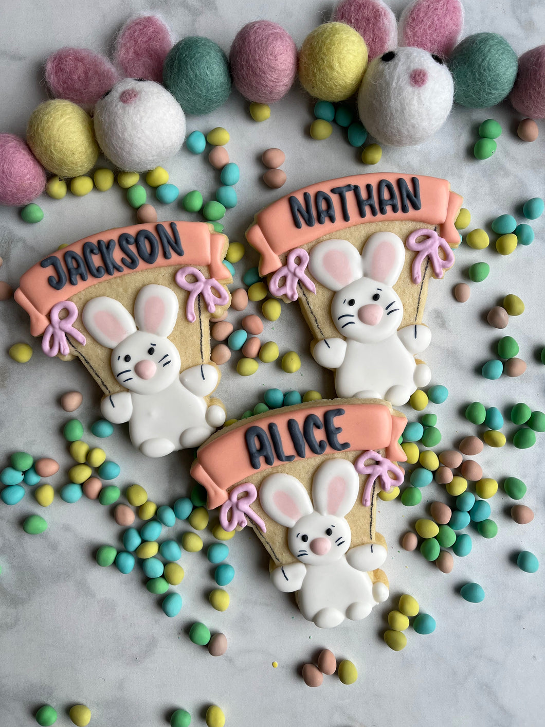Personalized Bunny Banner
